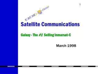 Satellite Communications Galaxy - The #1 Selling Inmarsat-C