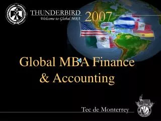Welcome to Global MBA