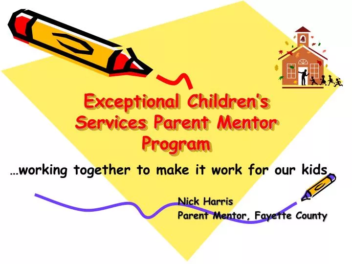 exceptional children s services parent mentor program