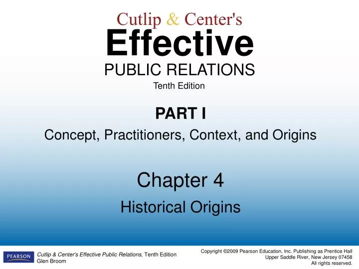 cutlip center s effective public relations