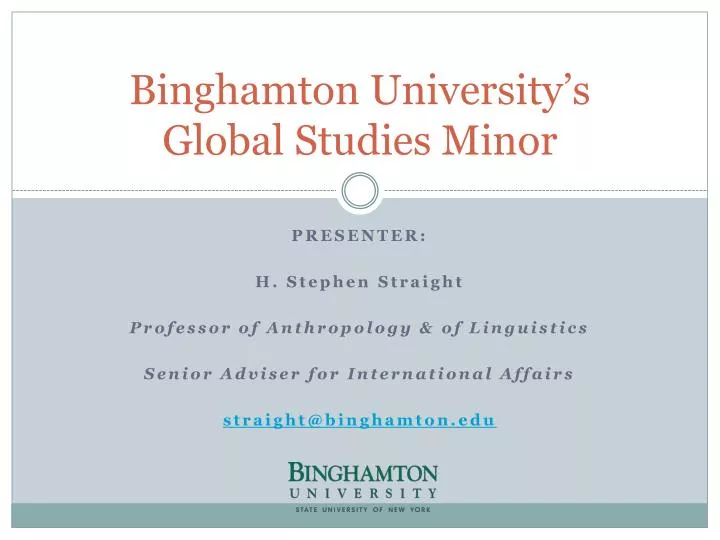 binghamton university s global studies minor