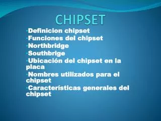 chipset