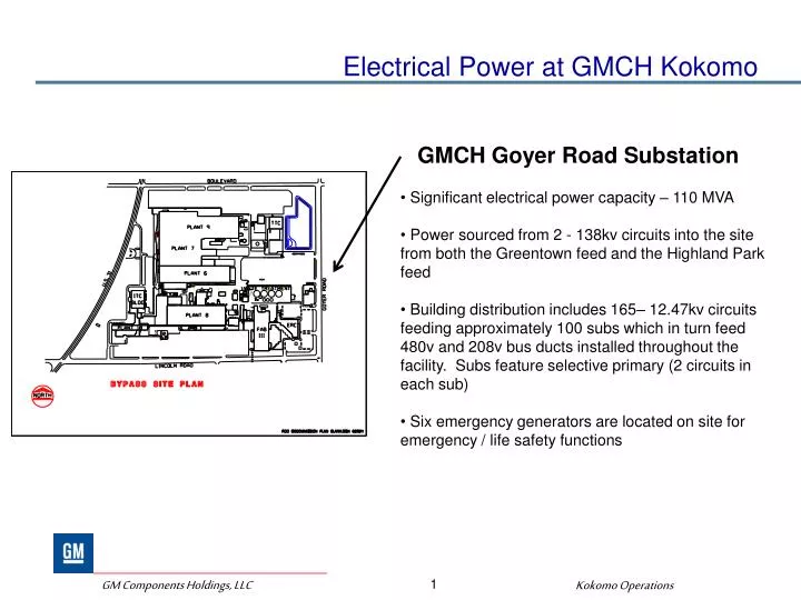 electrical power at gmch kokomo