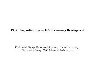 Chakrabarti Group (Bionetwork Control), Purdue University