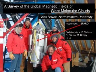 A Survey of the Global Magnetic Fields of Giant Molecular Clouds