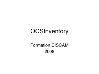 ocsinventory
