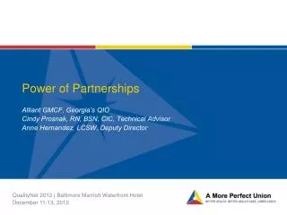 Power of Partnerships