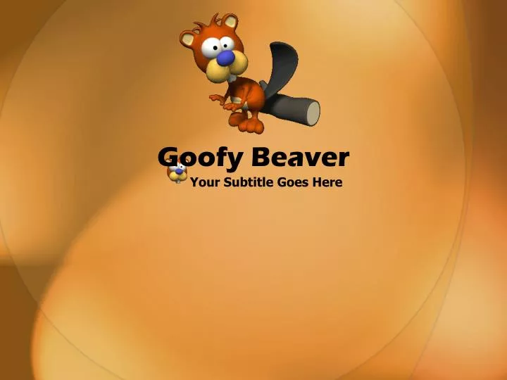 goofy beaver