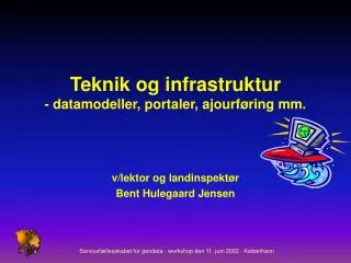 teknik og infrastruktur datamodeller portaler ajourf ring mm