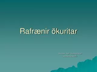 rafr nir kuritar