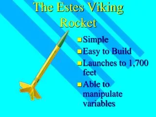 The Estes Viking Rocket
