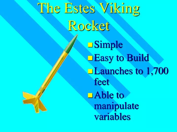 the estes viking rocket