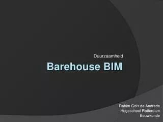 barehouse bim