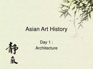 Asian Art History
