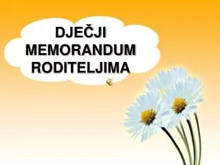 dje ji memorandum roditeljima