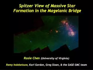 Spitzer View of Massive Star Formation in the Magelanic Bridge