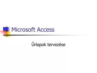 microsoft access