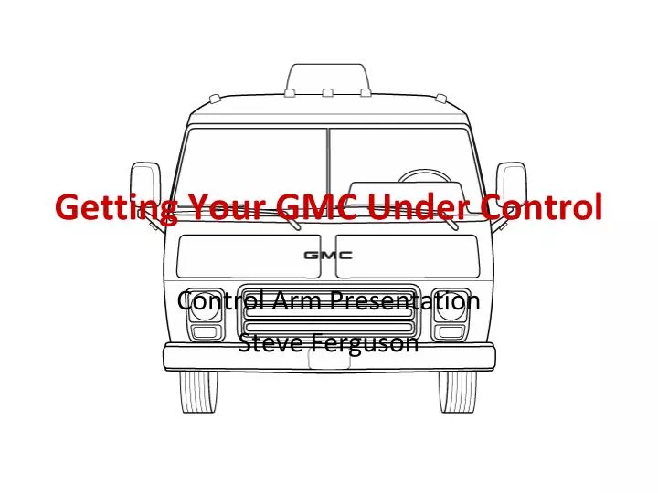 getting your gmc under control