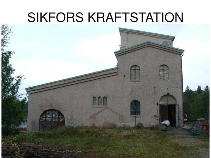 sikfors kraftstation