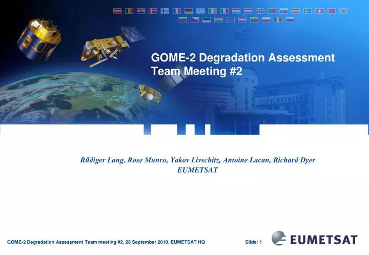 gome 2 degradation assessment team meeting 2
