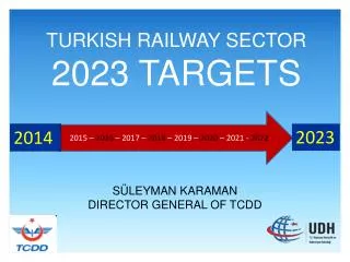 TURKISH RAILWAY SECTOR 2023 TARGETS
