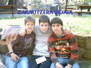 zarautzera bidaia