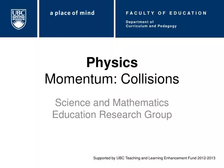 physics momentum collisions
