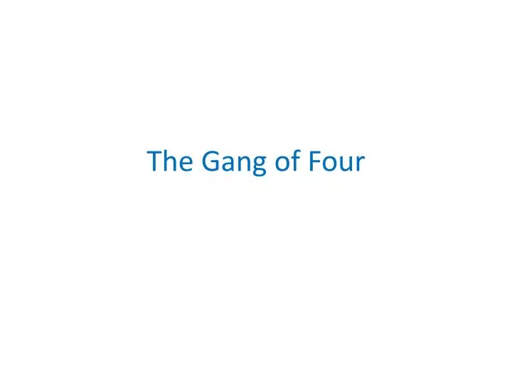 the gang of four