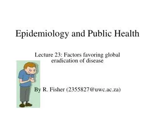 epidemiology and public health