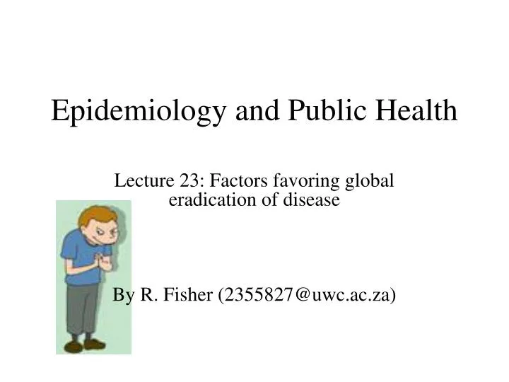epidemiology and public health