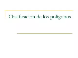 clasificaci n de los pol gonos