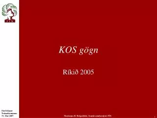 kos g gn