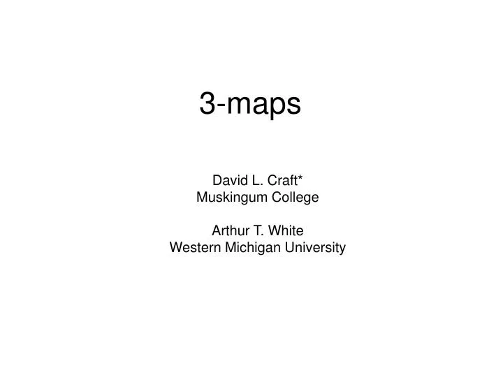 3 maps