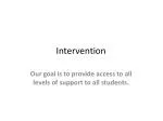 Intervention - slide 1