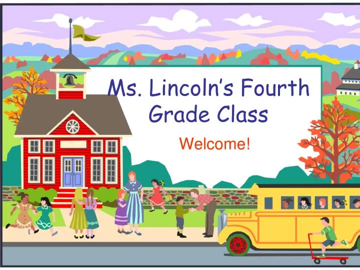 ms lincoln s fourth grade class