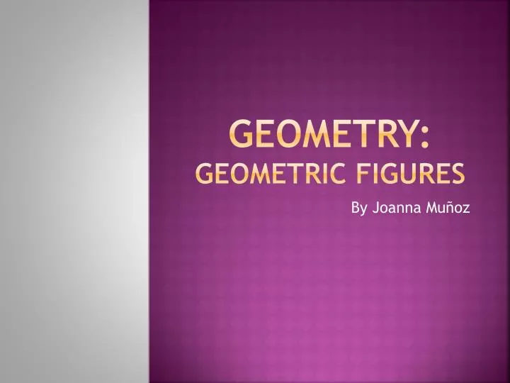 geometry geometric figures