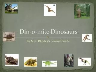 Din-o-mite Dinosaurs
