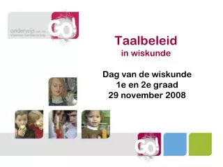 taalbeleid in wiskunde