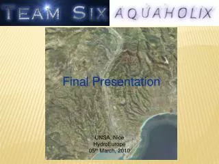 Final Presentation