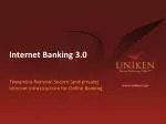 Internet Banking 3.0 - slide 1