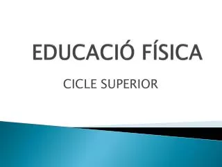 educaci f sica