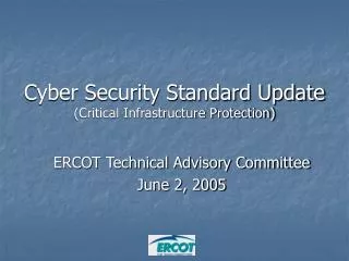 ERCOT Technical Advisory Committee June 2, 2005