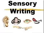 Sensory Writing - slide 1