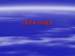 crna gora