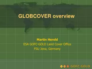 GLOBCOVER overview