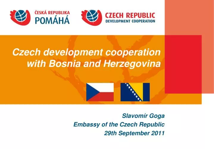 czech development cooperation with bosnia and herzegovina