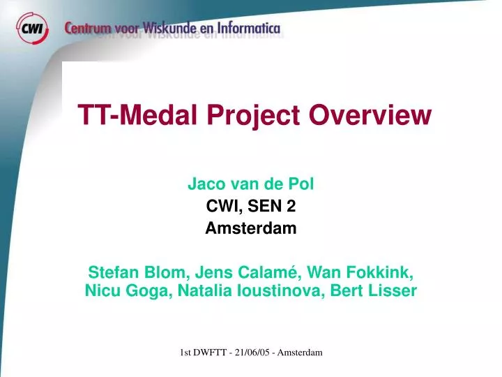 tt medal project overview
