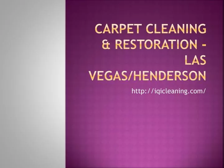 carpet cleaning restoration las vegas henderson