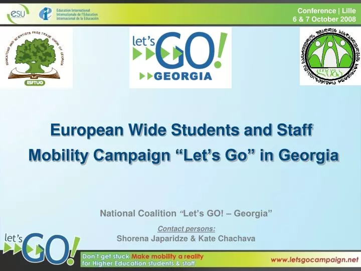 european wide students and staff mobility campaign let s go in georgia