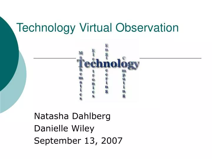 technology virtual observation